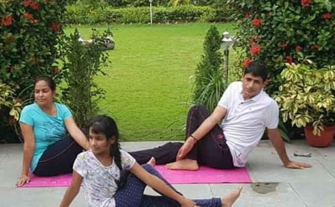 Yoga day celebration 