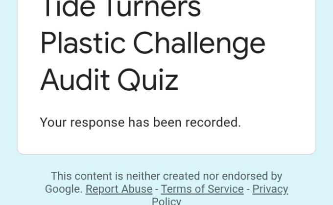 My Plastic Audit Quiz