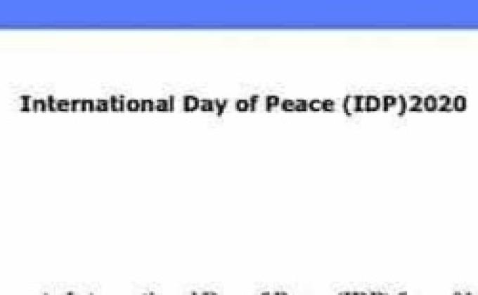 INTERNATIONAL DAY OF PEACE