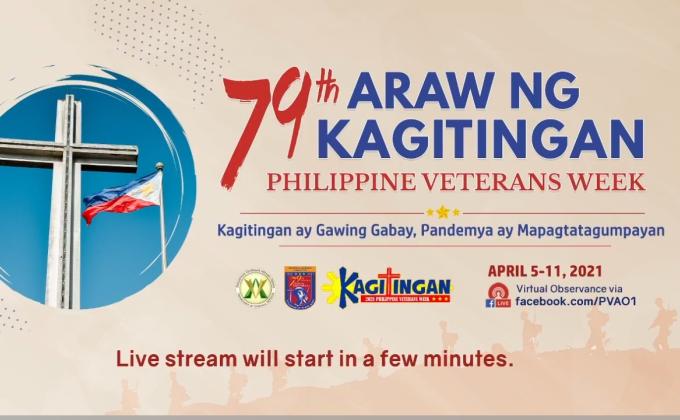 79th Araw ng Kagitingan - Philippine Veterans Week, Virtual Observance Sunset Ceremony