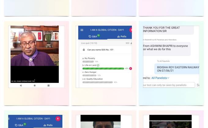 SDG - " I AM A GLOBAL CITIZEN " ZOOM WEBINAR 1ST DAY 07/06/2021