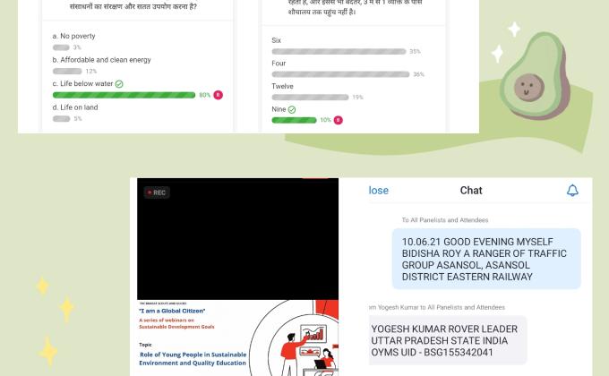 SDG - " I AM A GLOBAL CITIZEN " ZOOM WEBINAR 4TH DAY 10/06/2021