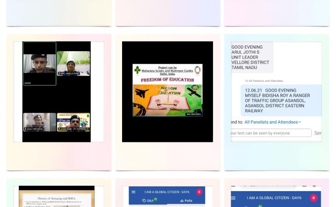 SDG - " I AM A GLOBAL CITIZEN " ZOOM WEBINAR 6TH DAY 12/06/2021