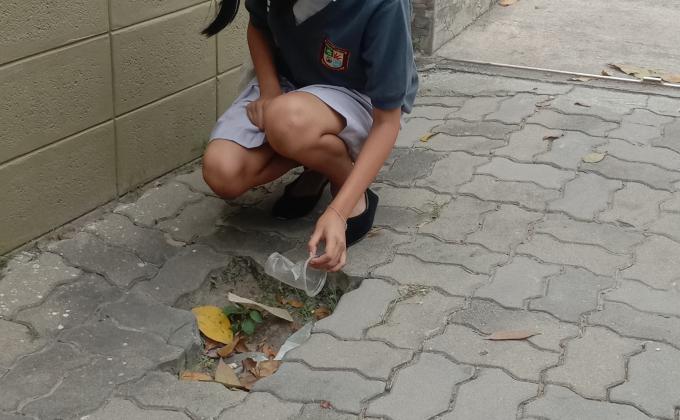 เก็บขยะ