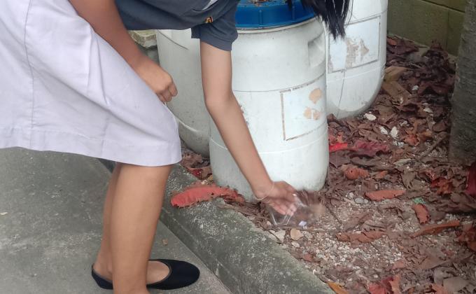 เก็บขยะ