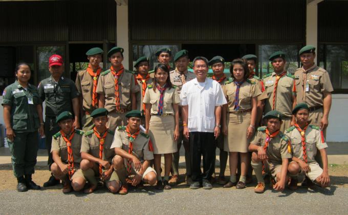 Nanny Rover  Scout camp activities  Udon Thani, Thailand 2013.