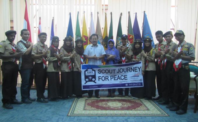 Scout Journey for Peace goes to Kwartir Nasional Gerakan Pramuka Indonesia