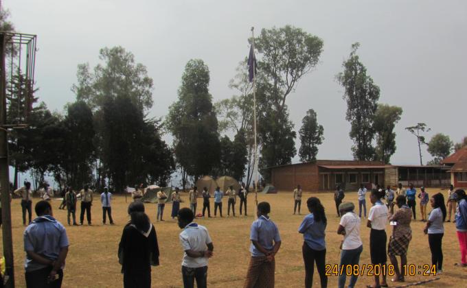 Premier Camp provincial des scouts et guides du Sud-Kivu (RD Congo).