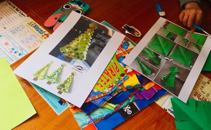 Scout meeting for spirit of Christmas