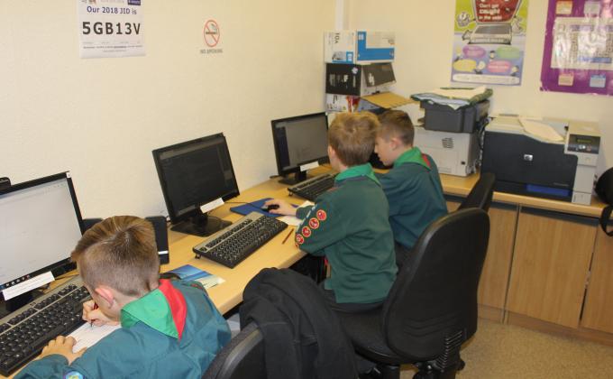 Joti at 1st Wallheath Scouts Continues today