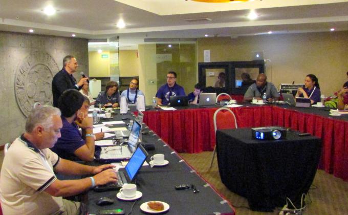 The Executive Committee of the Interamerican Scout Committee was restructured to cover the last third of 2014-2016.#ScoutIAR