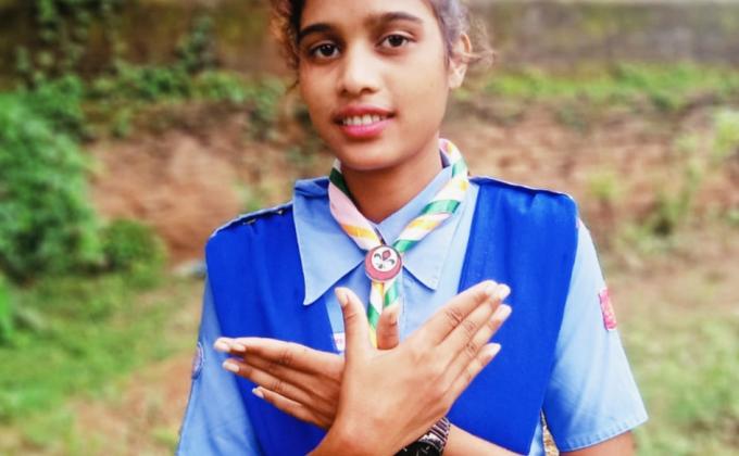 Celebrating the scouting sunrise day and scout scarf day #bsgindia #bsgNYF