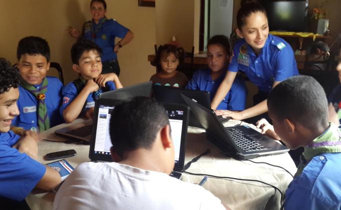 JOTA JOTI 2015 en Carrillos de Poás. Costa Rica
