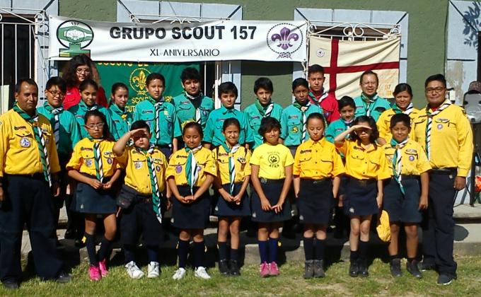 BIENVENIDA JOTA-JOTI 2017 GRUPO SCOUT 157 CUAUTITLAN  
