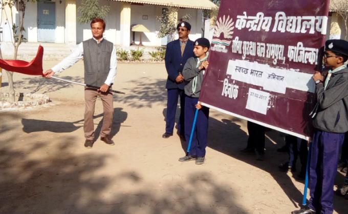 CLEAN INDIA CAMPAIGN RALLY (VILLAGE - RAMPURA - FAZILKA)(INDIA)  - 27.02.2017