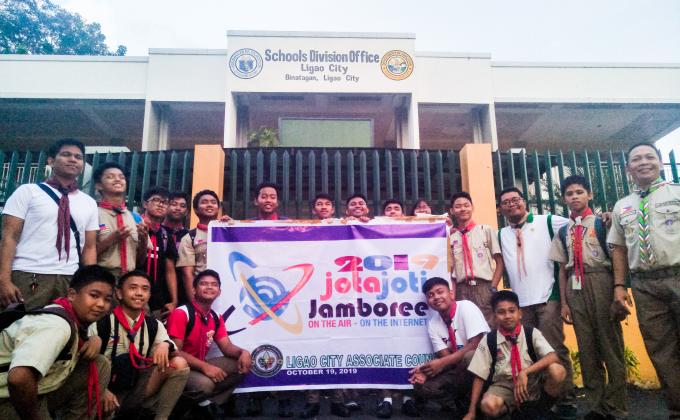 LIGAO CITY COUNCIL TOGETHER WITH DX4BR joins the 62nd Jamboree On The Air - 23rd Jamboree On The Internet