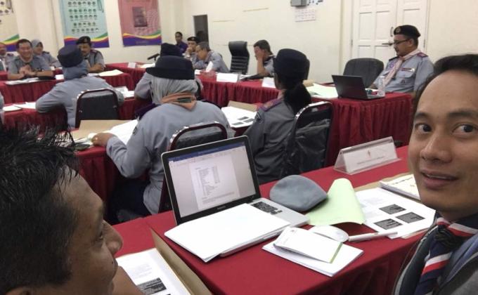 Air Scouts Secretariat representatives at 2018 National Training Committee