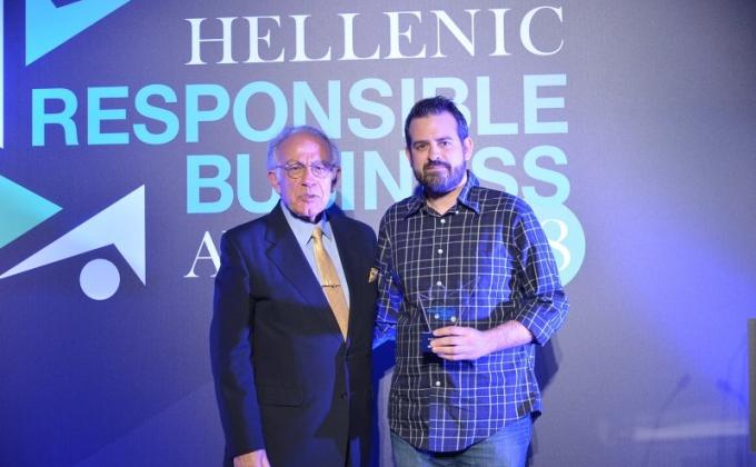 The Greek Scouts were awarded NGO of the Year in the Hellenic Responsible Business Awards