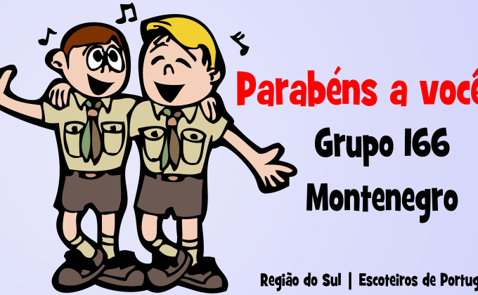 Parabéns Grupo 166 Montenegro