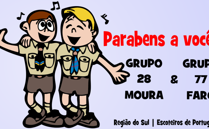 Parabéns Grupo 28 Moura e Grupo 77 Faro