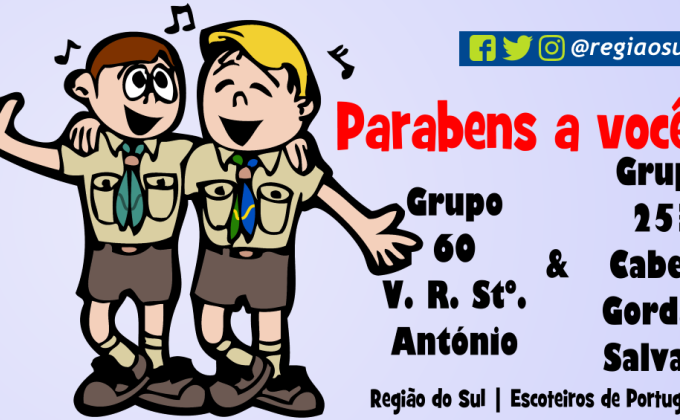 Parabens Grupo 60 V. R. Stº. António e Grupo 253 Cabeça Gorda e Salvada