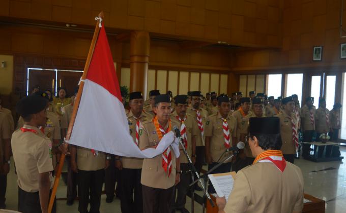 Inauguration of Maluku Provincial Headquater of the Gerakan Pramuka of Indonesia tenure 2014-2019