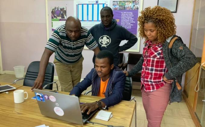 On Job Training With the Executive Of 5 NSOs from Africa Scout Region  in Nairobi