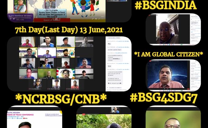 7th Day(Closing Ceremony)13June,2021*I AM GLOBAL CITIZEN*