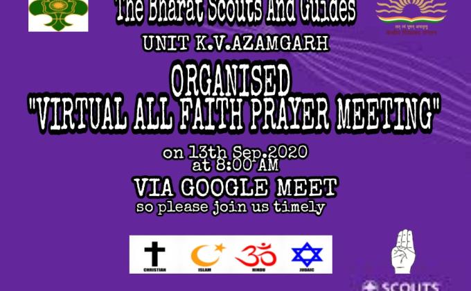 VIRTUAL ALL FAITH PRAYER MEETING