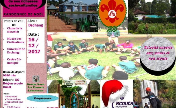 La randonnée de Noël 2017 : Les jeunes scouts de l’Ouest Cameroun à la découverte de leurs richesses socioculturelles