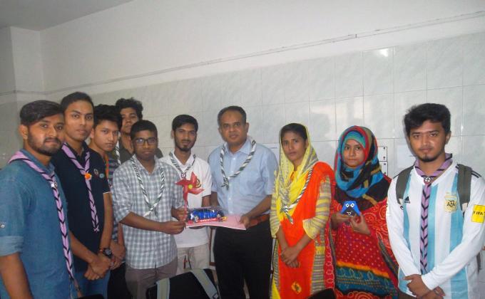 Mesengers of Golden Ribbon by Bangladesh Scouts