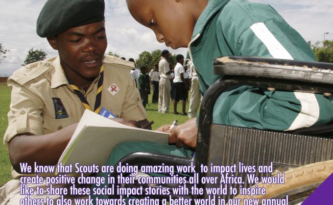 Call for Social Impact Stories for Publication in the Africa Scout Magazine