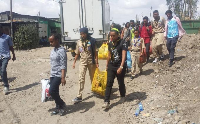 Scouts as helping hands  - Ethiopia