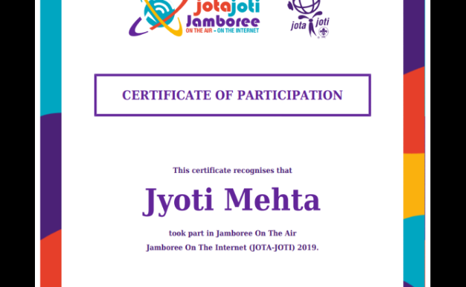 JOTA JOTI Digital jamboree. 