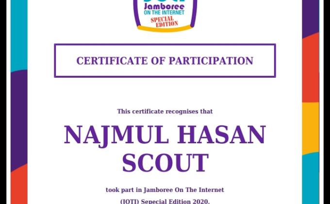 jota joti special edition certificate