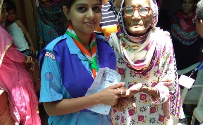 Volunteer service in election