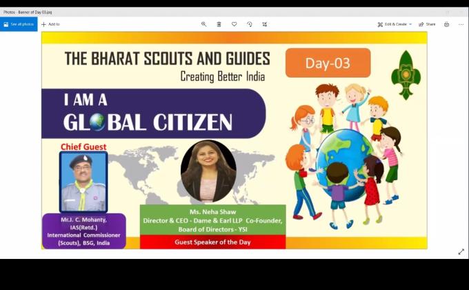 Webinar on I Am Global Citizen Day 3