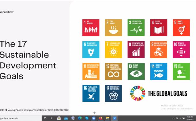 I'm a global citizen, a series of webinars on SDGs Day 3