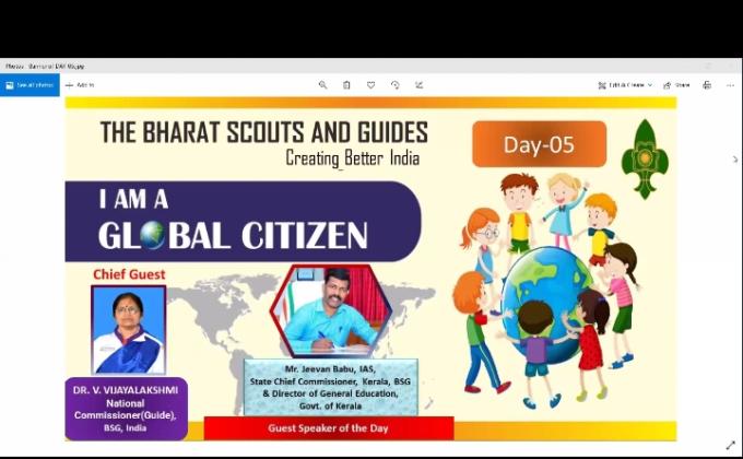 Webinar on ' I am global citizen' day-5