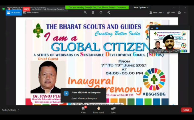 I AM A GLOBAL CITIZEN DAY 1- a series of webinars on Sustainable Development Goals (SDG)