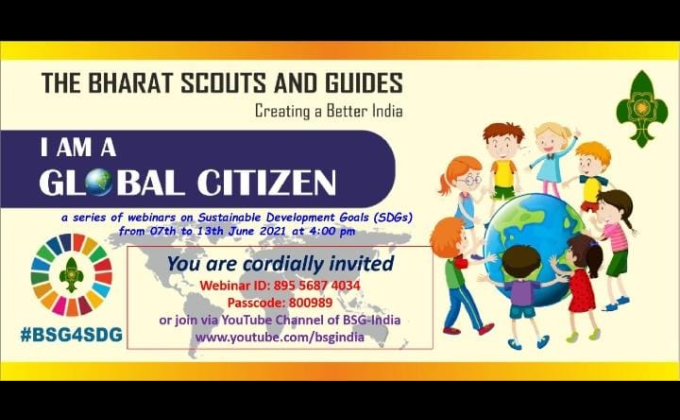 "I am a global citizen"a series of webinar on Sustainable Development Goals