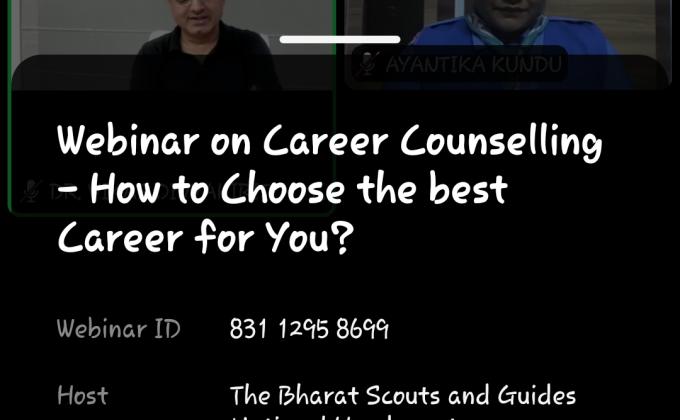 Webinar on career counselling