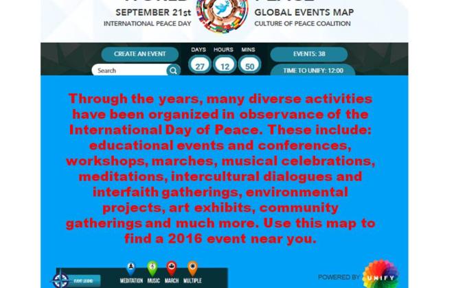 INTERNATIONAL DAY OF PEACE,  UN CELEBRATİONS AND OUR SOLIDARİITY FOR SERVİCE FOR BETTER TOMORROWS