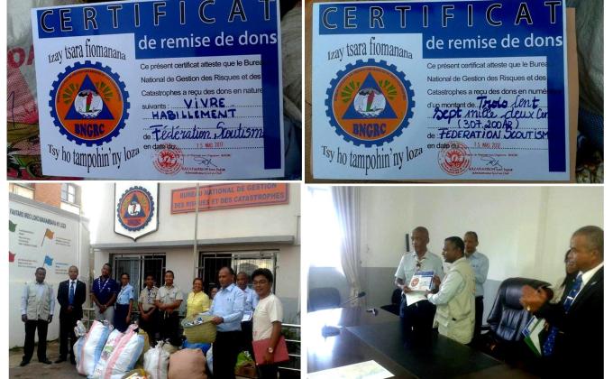 Give hands to Malagasy Scouts and Guide victims of Cyclone ENAWO