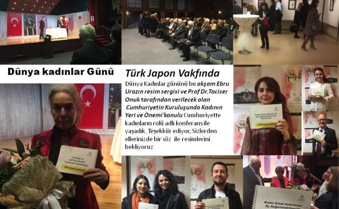 EVENT AT TURKıSH JAPANESE FOUNDATION AT ANKARA TURKEY WİTH AN EXHIBITIN AND A PRESENTETION