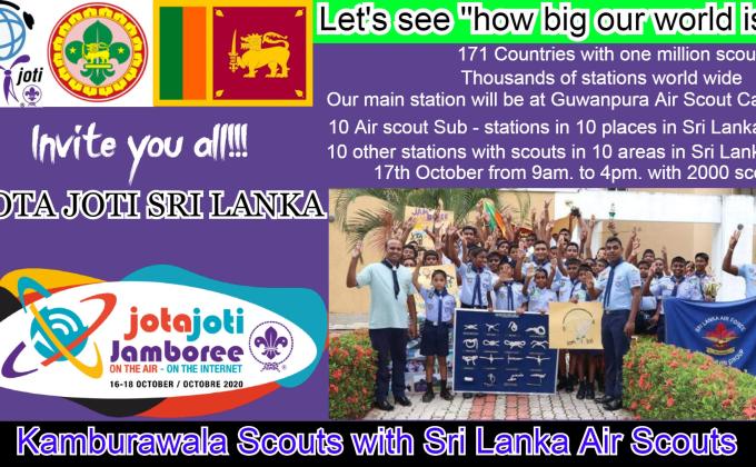 JOTA JOTI 2020 Kamburawala Scouts Sri Lanka 