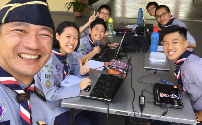 Fun & exploration for Team JOTI 2017 at Chan Wa II Seremban