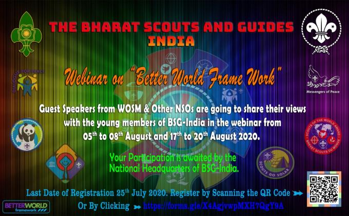 REPORT OF WEBINAR CONDUCTED BY BHARAT SCOUTS AND GUIDES 