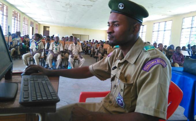 THE JOTA JOTI AT TANZANIA.