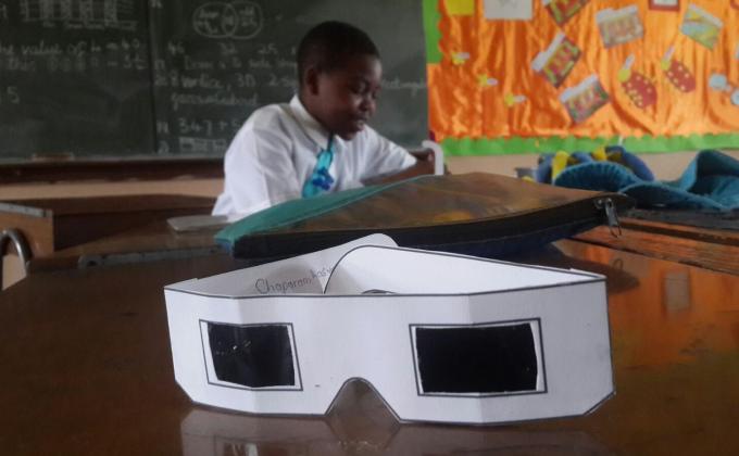 MAKING SUNGLASSES FOR SOLAR ACTIVITIES